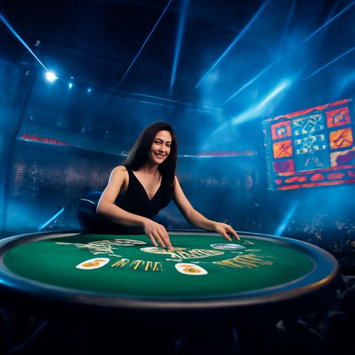 bb44 bet ডিলার টেবিলে কার্ড বিতরণের মুহূর্ত